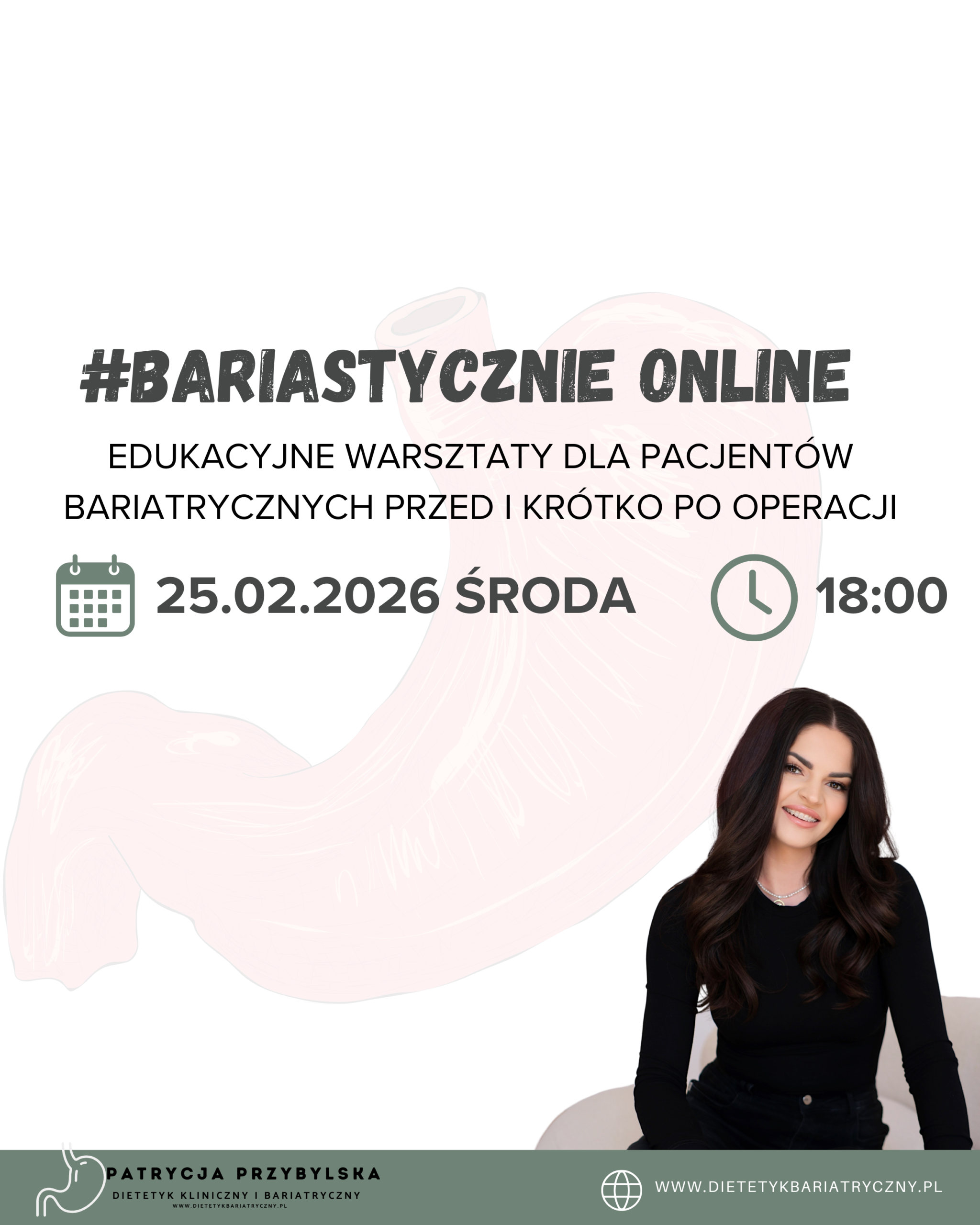 |WARSZTATY LIVE| - dla pacjentów bariatrycznych przed i krótko po operacji |